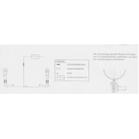 Twinlight auxiliary headlight set (high beam) incl. holder and cable chrome for Honda VT 750 C2 (1997-2001)