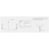 Twinlight auxiliary headlight set (high beam) incl. holder and cable chrome for Kawasaki VN 800 (1995-2000)