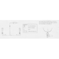 Twinlight auxiliary headlight set (high beam) incl. holder and cable chrome for Kawasaki VN 800 Classic (1996-1999)