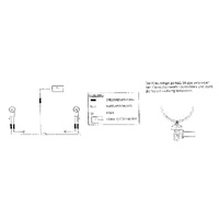 Twinlight auxiliary headlight set (high beam) incl. holder and cable chrome for Suzuki VZ 1600 Marauder/M 1600 Intruder (2004-2005)