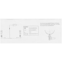 Twinlight auxiliary headlight set (high beam) incl. holder and cable chrome for Suzuki VZ 800 Marauder (1996-2003)