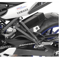 Passenger footrest lowering kit (5cm) anthracite for Yamaha MT-09 Tracer ABS (2015-2017)