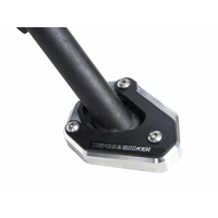 Side stand plate silver/black for Kawasaki Ninja 7 Hybrid (2024-)