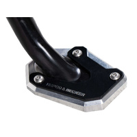 Side stand plate silver/black for Suzuki GSX-S 1000 (2021-)/GSX-S 950 (2021-)