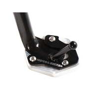 Side stand plate silver/black for Yamaha XSR 700 / XTribute (2022-2025)