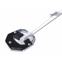 Side stand plate silver/black for Yamaha Ténéré 700 World Raid (2022-2024)/Ténéré 700 World Rally (2023-2024)