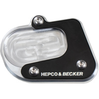 Side stand plate silver/black for BMW F 750 GS (2018-2023)