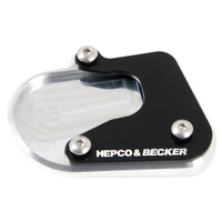 Side stand plate silver/black for BMW F 850 GS (2018-2023)