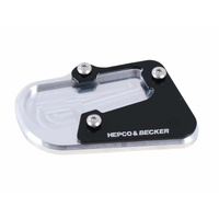 Side stand plate silver/black for BMW R 1250 RS/RT (2019-2025)