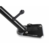 Side stand plate silver/black for BMW R 1250 RT (2019-2025)