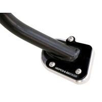 Side stand plate silver/black for BMW F 900 GS Adventure (2024-)