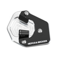 Side stand plate silver/black for BMW R 12 (2024-)