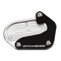 Side stand plate silver/black for BMW R 1300 GS Adventure (2024-)