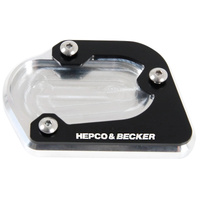 Side stand plate silver/black for BMW R 1200 GS LC (2013-2018)