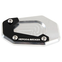 Side stand plate silver/black for BMW R nineT (2014-2016)