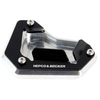 Side stand plate silver/black for Triumph Tiger Explorer 1200 (2012-2015)