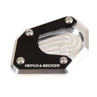 Side stand plate silver/black for KTM 1050/1190 Adventure/R (2013-2016)
