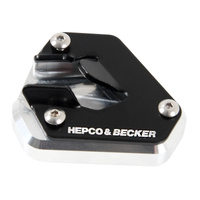 Side stand plate silver/black for Triumph Tiger 800 XR/XRX/XRT (2015-2019)
