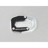 Side stand plate silver/black for Ducati Scrambler 400 Sixty2 (2016-2020)