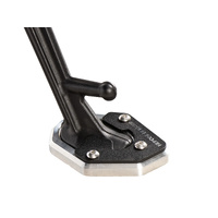 Side stand plate silver/black for CF Moto 450 MT (2024-)