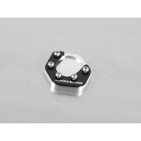 Side stand plate silver/black for KTM 990 LC 8 Adventure (2006-2013)