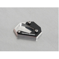Side stand plate silver/black for Honda CB 500 X (2019-2023)