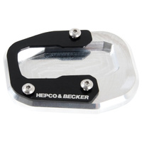 Side stand plate silver/black for Honda CBR 500 R (2019-2023)