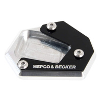 Side stand plate silver/black for Honda CB 650 R / E-Clutch (2024-)