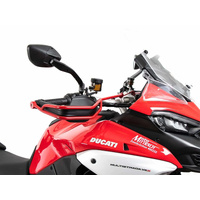 Grip guard for Ducati Multistrada V4/S/S Sport (2021-2024)/Rally(2023-2024) set, red (left + right)
