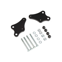 Black adapter set for Hepco&Becker engine guard and tank guard for Honda XL 750 Transalp (2023-2024)