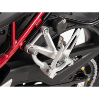 Pillion footrest relocation silver for Honda CB 750 Hornet (2023-)