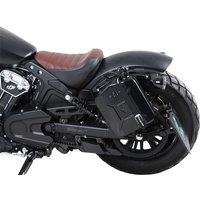 Canister 4ltr. incl. cutout holder left black for Indian Scout Bobber / Sixty / Twenty / Rogue (2017-2024)