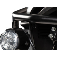 Black adapter set for original auxiliary headlights for combination with Hepco&Becker tank protection bar for Honda XL 750 Transalp (2023-2024)