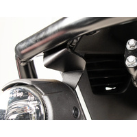 Black adapter set for original auxiliary headlights for combination with Hepco&Becker tank protection bar for Honda XL 750 Transalp (2025-)