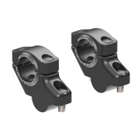 Handlebar riser with offset for Honda CB 300 R (2018-2025), 30mm high, 21mm back - Black