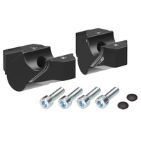 Handlebar riser with offset 30 mm high, 25 mm back, black for Yamaha XT 1200 Z Super Ténéré (2013-2020)