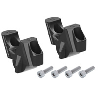 Handlebar riser with offset 35 mm high, 15 mm back, black for BMW M 1000 R (2023-)