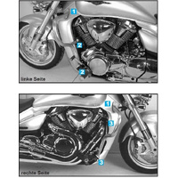 Chrome engine guard for Suzuki M 1800 (VZR) R Intruder (2006-2012)