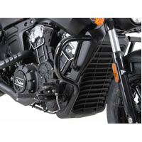 Glossy black engine guard for Indian Scout Bobber / Sixty / Twenty / Rogue (2017-2024)