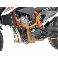 Engine guard incl. protection pad orange for KTM 790 Duke (2018-)