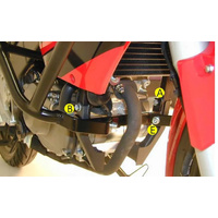 Engine guard black for Honda CBR 125 R (2007-2011)