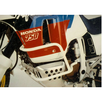 White engine guard for Honda XRV 650/750 (1988-1992)