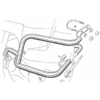 Engine guard black for Suzuki DR BIG 800 (1991-1997)