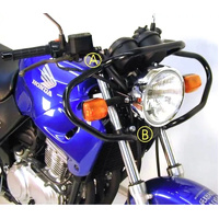 Front guard black for Honda CB 500/S (1993-1997)