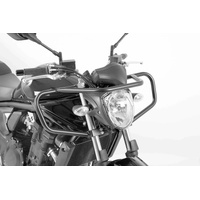 Front guard for model with black pillion footrests black for Suzuki GSF 650 N Bandit (2009-2011)