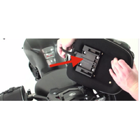 Tankbag closing unit 