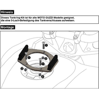 Tankring Lock-it 5-hole for selected Moto-Guzzi models