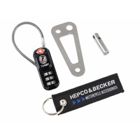 Anti-theft device for tank bags and rear bags Lock-it and Basic by Hepco&Becker