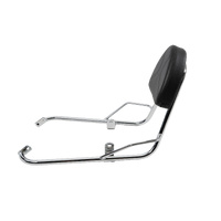 Sissybar without luggage rack chrome for Moto Guzzi Nevada 750 Anniversario (2010-2011)