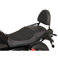 Sissybar without luggage rack black for Moto Guzzi V7 Stone Special Edition (850cc) (2022-2023)